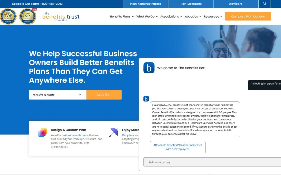 350+ Chats a Month: How The Benefits Trust Launched a Scalable, AI-Powered Support Agent